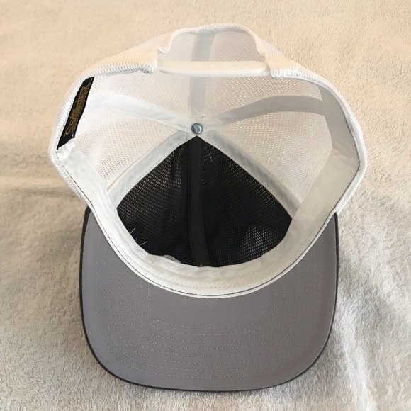 Yupoong for Vail, Colorado Adjustable Grey & White Mesh SnapBack Baseball Cap - Picture 11 of 14